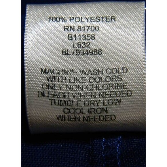 Blair Blazer Jacket Womens Size 12 Short Sleeve 1 Button Blue Pockets Classic - Picture 5 of 10